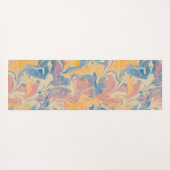 Tapis De Yoga Ebru Abstrait (Dos (Horizontal))