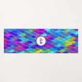 Tapis De Yoga Écailés de dragon (Devant (Horizontal))