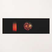 Tapis De Yoga Éclat de couleur (Devant (Horizontal))