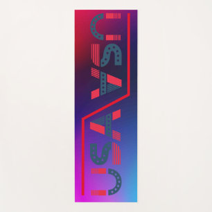 Tapis De Yoga Eco Convivial Rainbow Color Confortable Yoga Mat