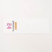 Tapis De Yoga École de gymnastique SPORT ANNÉE Équipe Couleurs c (Devant (Horizontal))