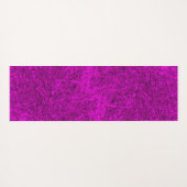 Tapis De Yoga Écritures violettes (Dos (Horizontal))