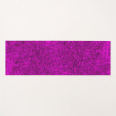 Tapis De Yoga Écritures violettes (Devant (Horizontal))