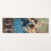 Tapis De Yoga Edgar Degas - Danseurs en bleu (Devant (Horizontal))