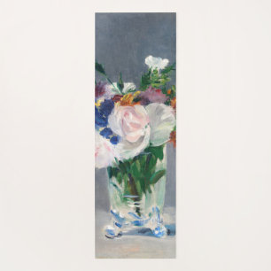 Tapis De Yoga Edouard Manet - Fleurs dans un Vase de Cristal