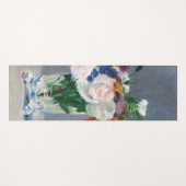 Tapis De Yoga Edouard Manet - Fleurs dans un Vase de Cristal (Devant (Horizontal))