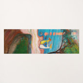 Tapis De Yoga Edvard Munch - Danse sur la plage (Dos (Horizontal))