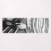 Tapis De Yoga Edvard Munch - La lithographie de cri (Dos (Horizontal))