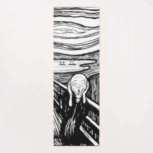 Tapis De Yoga Edvard Munch - La lithographie de cri