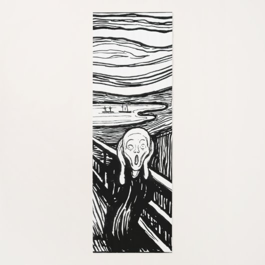Tapis De Yoga Edvard Munch - La lithographie de cri (Dos)