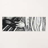 Tapis De Yoga Edvard Munch - La lithographie de cri (Devant (Horizontal))