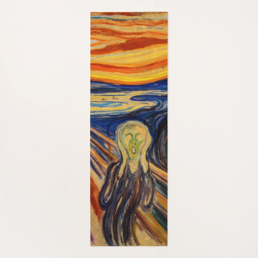 Tapis De Yoga Edvard Munch - Le cri 1910 (Dos)