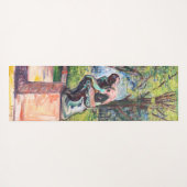 Tapis De Yoga Edvard Munch - Le penseur de Rodin (Dos (Horizontal))