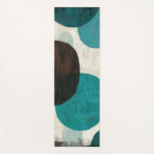 Tapis De Yoga Égouttements bleus (Devant)