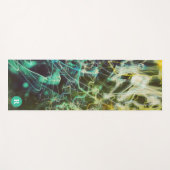 Tapis De Yoga Electric Light Lines Gradient Abstract. (Devant (Horizontal))