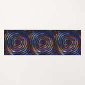 Tapis De Yoga Electric Ripple Design (Devant (Horizontal))