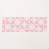 Tapis De Yoga Élégance Pétale Rose (Dos (Horizontal))