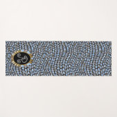 Tapis De Yoga Élégance super Monogramme spécial (Devant (Horizontal))