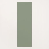 Tapis De Yoga Élégant Aquarelle Blush Monogramme Floral (Dos)