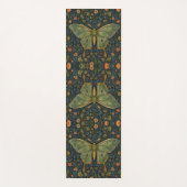 Tapis De Yoga Élégant boho rétro Luna moth botanique (Devant)