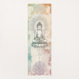 Tapis De Yoga Elégant bouddha Yoga Mat pour Home Yoga Studio
