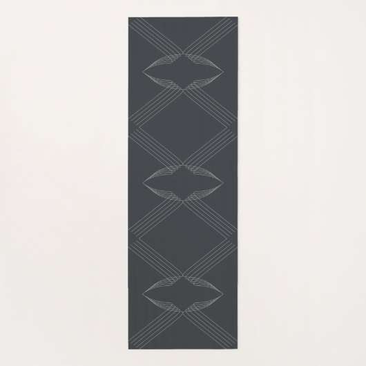 Tapis De Yoga Elégant, chic, luxueux, simple motif (Dos)
