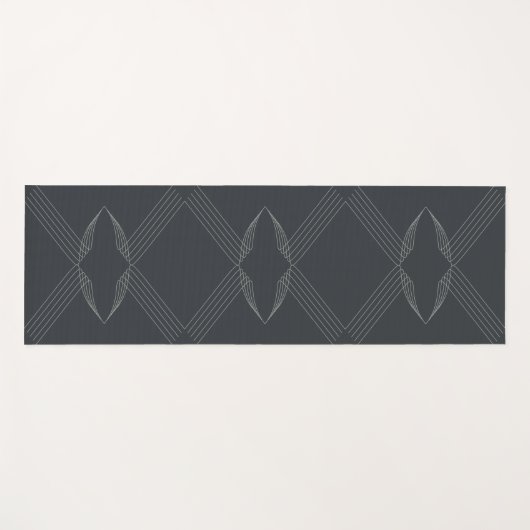 Tapis De Yoga Elégant, chic, luxueux, simple motif (Devant (Horizontal))