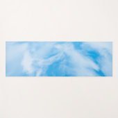Tapis De Yoga Elégant ciel bleu Clouds Design Fitness Modèle (Devant (Horizontal))