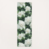 Tapis De Yoga Élégant classique vert botanique blanc floral (Devant)