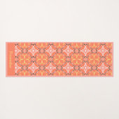 Tapis De Yoga Elégant Conception de Peach Rose Sud-Ouest Yoga Na (Dos (Horizontal))