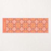 Tapis De Yoga Elégant Conception de Peach Rose Sud-Ouest Yoga Na (Devant (Horizontal))