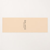 Tapis De Yoga Elégant Esprit Yoga Mat par Oomsuum Relaxation® (Devant (Horizontal))