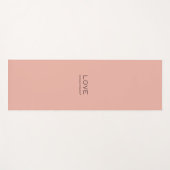 Tapis De Yoga Elégant Esprit Yoga Mat par Oomsuum Relaxation® (Devant (Horizontal))