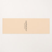 Tapis De Yoga Elégant Esprit Yoga Mat par Oomsuum Relaxation® (Devant (Horizontal))