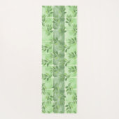 Tapis De Yoga Élégant exercice d'aquarelle de la feuille verte c (Dos)
