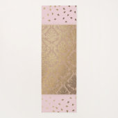 Tapis De Yoga Elégant Gold Damask Gold Leaf (Dos)