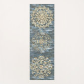 Tapis De Yoga Elégant Gold Gems Mandala (Devant)