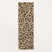 Tapis De Yoga Elegant Gold Glitter Black Leopard (Devant)