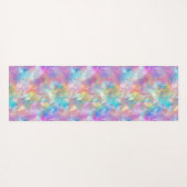 Tapis De Yoga Élégant Iridescente Motif en verre de qualité : Lu (Dos (Horizontal))