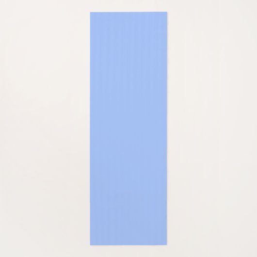 Tapis De Yoga Elégant Mandala Floral Blanc et Bleu (Dos)