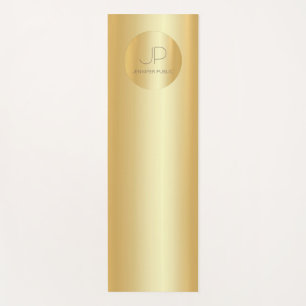 Tapis De Yoga Élégant Modèle de remise en forme Monogramme Go
