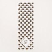 Tapis De Yoga Élégant Motif Monogram Yoga Mat (Devant)