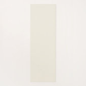 Tapis De Yoga Elégant or sur Crème Floral Henna Mandala (Dos)