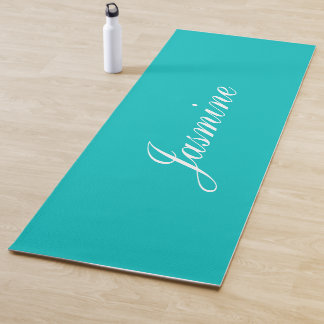 Tapis De Yoga Elégant Turquoise Aqua Personnalisé Yoga Mat