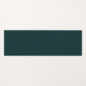 Tapis De Yoga élégant vert foncé (Devant (Horizontal))