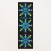 Tapis De Yoga Elégant vert turquoise boho Bohemian Mandala (Devant)