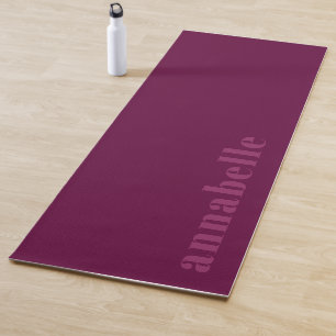 Tapis De Yoga Élégant Vin tendance Minimal moderne moderne