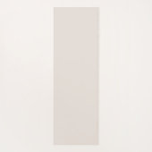 Tapis De Yoga Elégante Crème Herringbone Zig Zag (Dos)