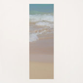 Tapis De Yoga Elégante mer Bleue Waves Sand Modèle tendance (Devant)
