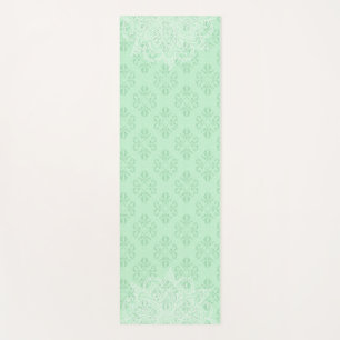 Tapis De Yoga Elégante Monnaie Vert Oriental Mandala Yoga Mat